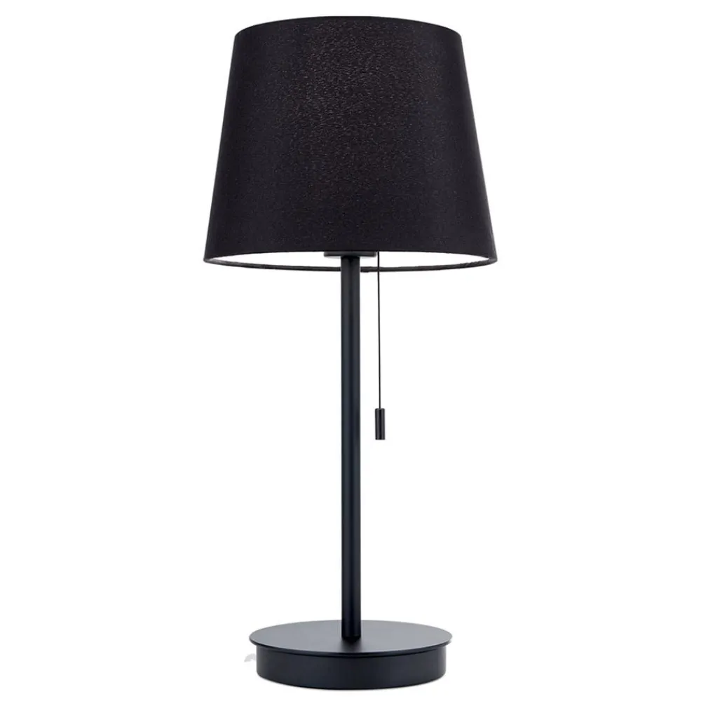 ORION Ludwig bordlampe med USB-port, sort