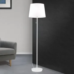 ORION Gulvlamper|Gulvlamper>Ludwig gulvlampe i tekstil, hvid