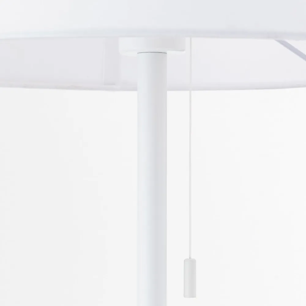 ORION Gulvlamper|Gulvlamper>Ludwig gulvlampe i tekstil, hvid