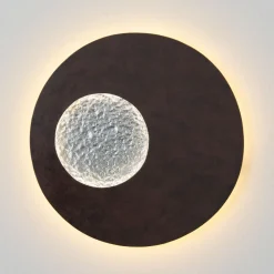 Luina LED-væglampe, Ø 40 cm, indvendig sølvfarvet^Holländer Hot