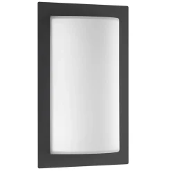 LCD Luis udendørs væglampe, grafit, bevægelsessensor