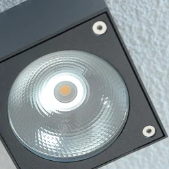 Lucande Lukas - terningeformet LED-udendørsloftslampe