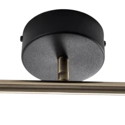 Lume loftspot, 2 lyskilder, sort/messing, højde 22 cm, jern^Lucea Hot