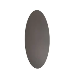 Luna væglampe, brun, indirekte lys, Ø 30 cm, stål^TK Lighting Outlet