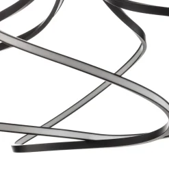 Lungo sort LED-loftlampe, højde 42 cm^Domiluce Outlet