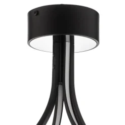 Lungo sort LED-loftlampe, højde 42 cm^Domiluce Outlet
