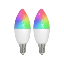 LUUMR Smart E14 4,9W CCT RGB ZigBee Tuya Hue 2 stk