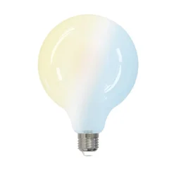 LUUMR Smart LED-pære 3 stk E27 G125 7W CCT mat Tuya