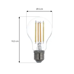 Smart LED-pære E27 A60 7W klar ZigBee Hue Tuya^LUUMR Hot