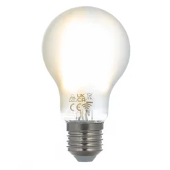 LUUMR Smart LED-pære mat E27 A60 7W Tuya WLAN CCT