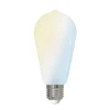 Smart LED-pære mat E27 ST64 7W Tuya WLAN CCT^LUUMR Sale