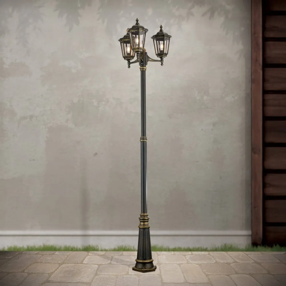 ORION Lygtepæl Fabio m. 3 lyskilder, 255 cm