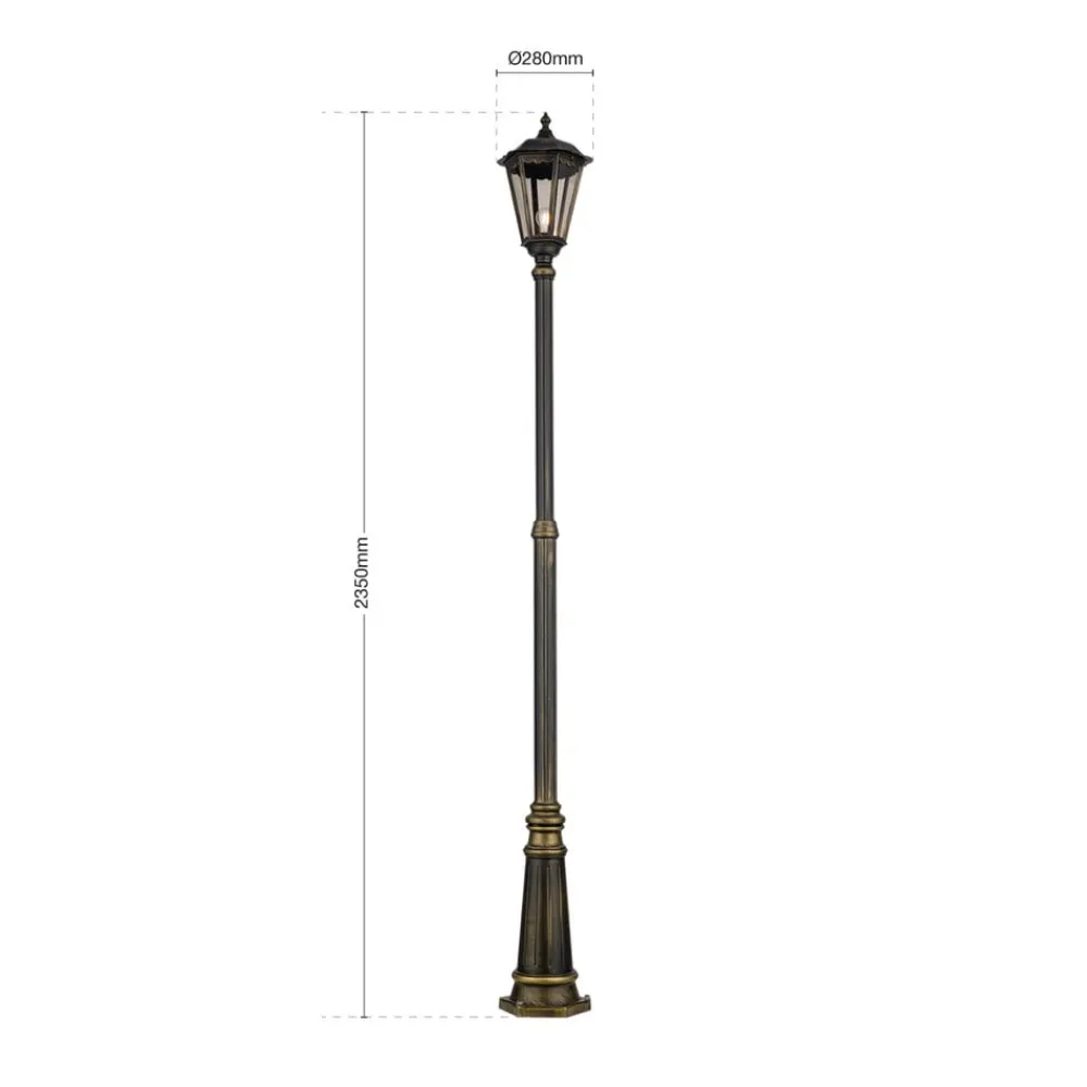 ORION Lygtepæl Fabio med én lyskilde, 249 cm