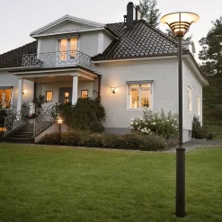 Lygtepæl Gemini 517, i sort^Konstsmide Best