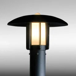 Konstsmide Lygtepæle>Lygtepæl Heimdal, højde 200 cm, sort