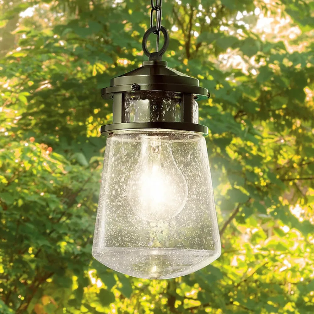 KICHLER Udendørs Pendellamper>Lyndon udendørs pendellampe med glasskærm