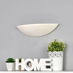 Lys væglampe i gips, kan males^Searchlight Hot