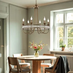 Avonni Lysekroner>Lysekrone AV-1890-6E, 6 lyskilder