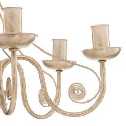 Lysekrone Ayleen med 6 lyskilder, 1 niveau, hvid^Lamkur Hot