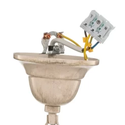 Lysekrone Ayleen med 6 lyskilder, 1 niveau, hvid^Lamkur Hot