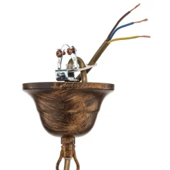 ONLI Lysekrone Botte i metal med 8 lyskilder, bronze