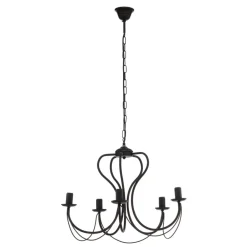 Lysekrone Candela, sort, 5 lyskilder^ONLI Sale