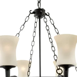 Searchlight Lysekrone Cartwheel, 8 lyskilder