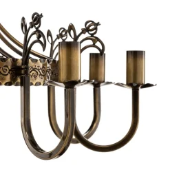 Jupiter Lysekrone Castle lys patineret 8 lyskilder