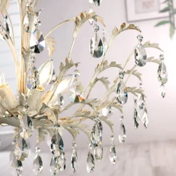 ONLI Lysekrone Cesta, 5 lyskilder med krystaller