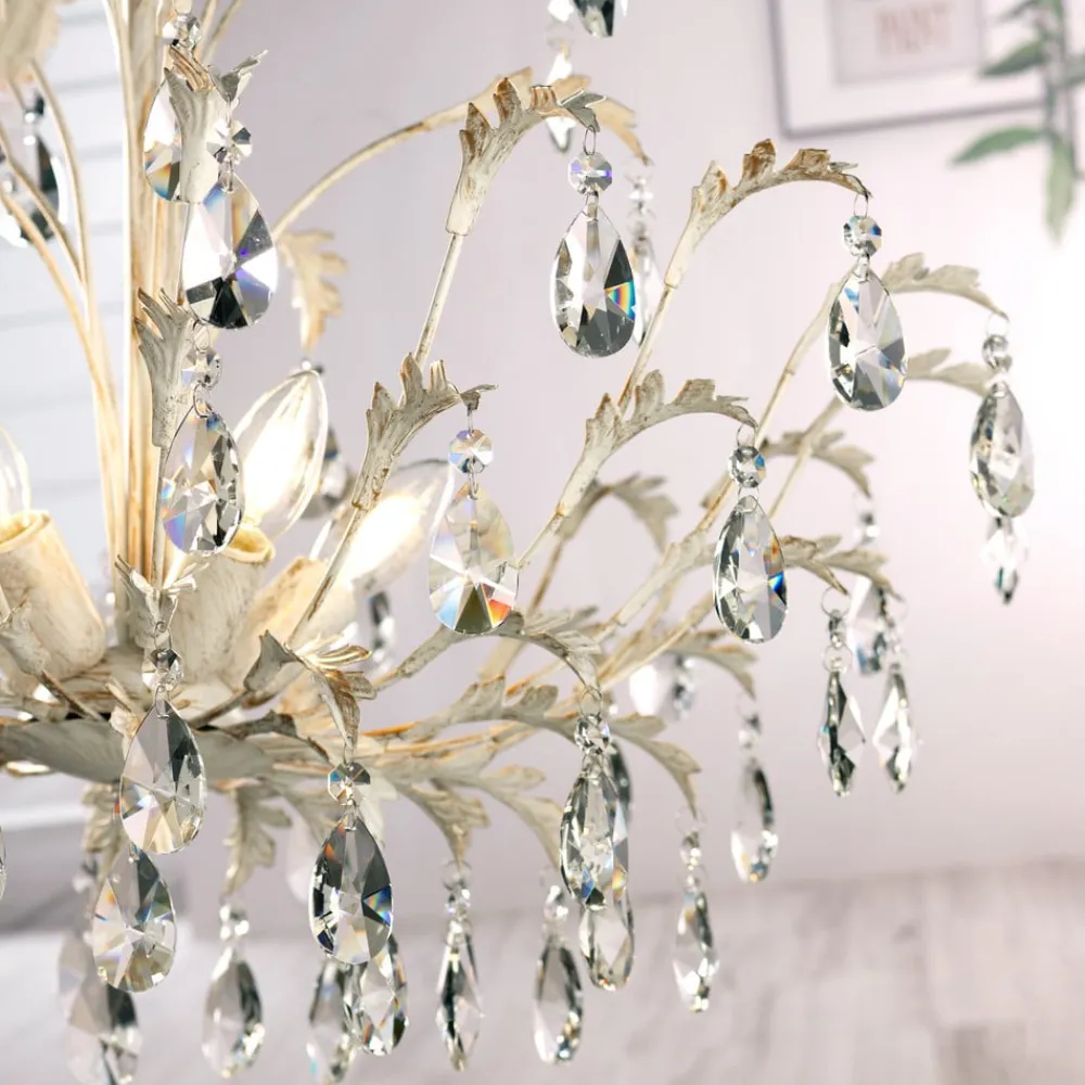 ONLI Lysekrone Cesta, 5 lyskilder med krystaller