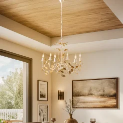 ONLI Lysekroner>Lysekrone Collana metal 6 lyskilder elfenben