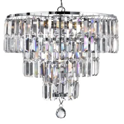 Lysekrone Empire med krystalprismer^Searchlight