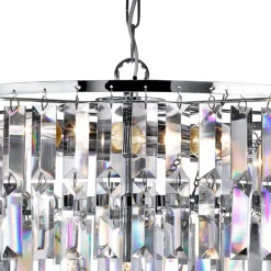 Lysekrone Empire med krystalprismer^Searchlight