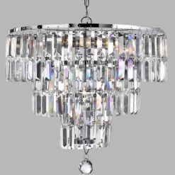 Lysekrone Empire med krystalprismer^Searchlight