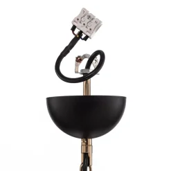 Lysekrone Ferra, messing antik, 5 lyskilder^Lucea Discount