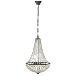 Lysekrone GRÄNSÖ, sort, IP20, Ø 50 cm^Markslöjd