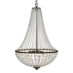 Lysekrone GRÄNSÖ, sort, IP20, Ø 50 cm^Markslöjd