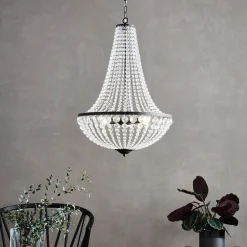 Lysekrone GRÄNSÖ, sort, IP20, Ø 50 cm^Markslöjd