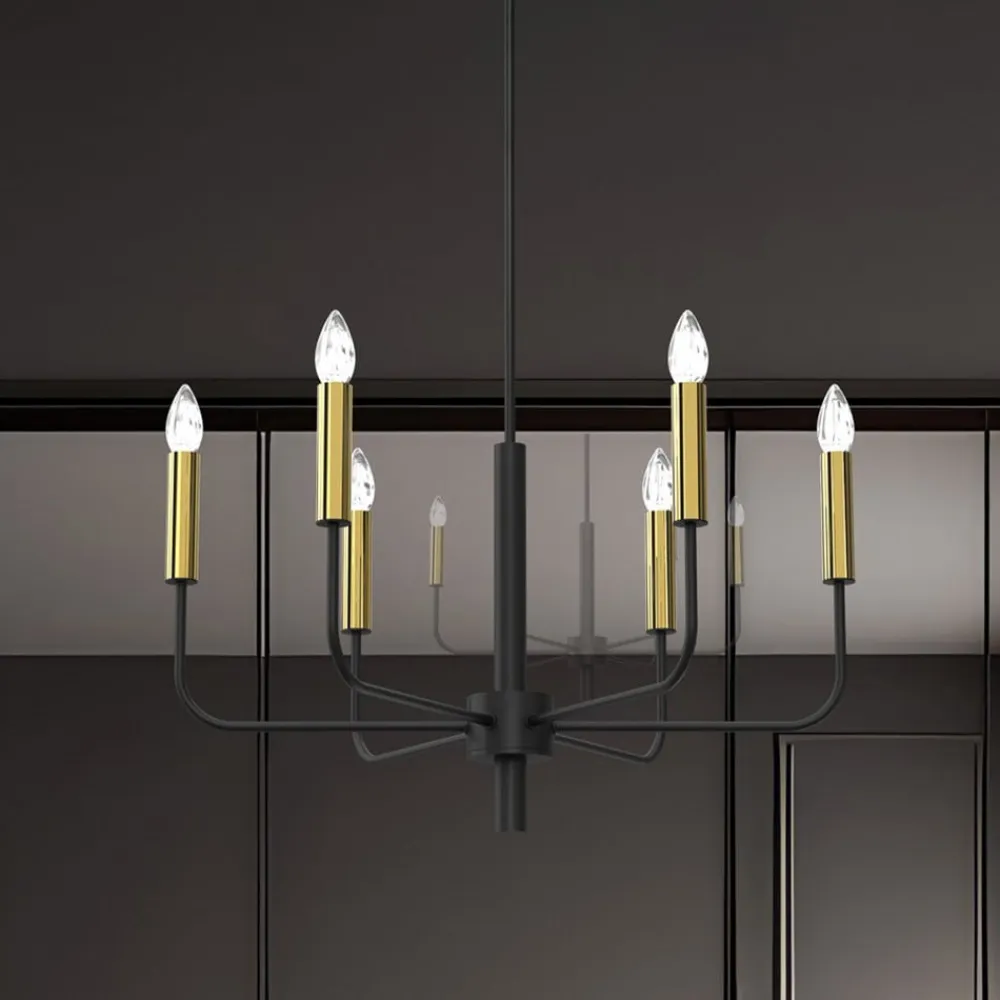 Luminex Lysekrone Hedwig, 6 lyskilder