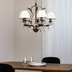 Lysekrone Karen 5 lyskilder bronze^ONLI Outlet