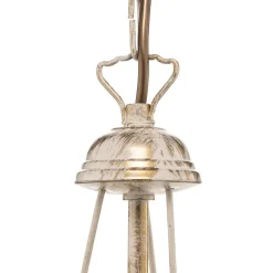 HELAM Lysekrone Malbo med 3 lyskilder i hvid