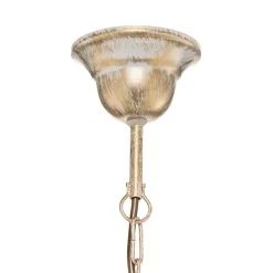 HELAM Lysekrone Malbo med 3 lyskilder i hvid