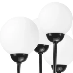 Lysekrone Malou med glasskærme, 5 lyskilder^Lamkur Clearance