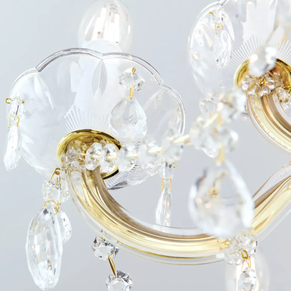 Lysekrone Marie Claire krystalglas 9 lyskilder^ORION Hot