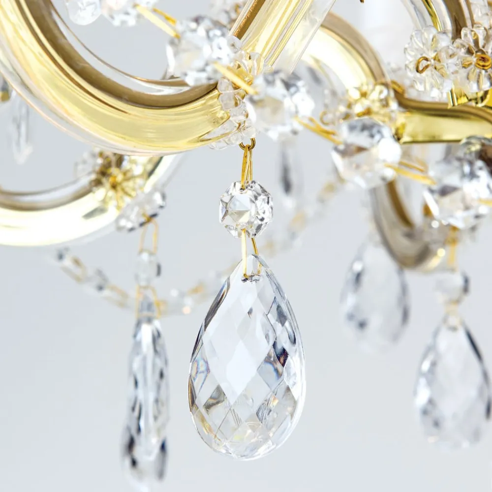 Lysekrone Marie Claire krystalglas 9 lyskilder^ORION Hot