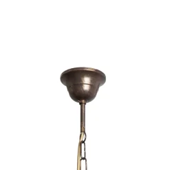 ONLI Lysekrone Milvia, 5 lyskilder, bronzefarvet, metal