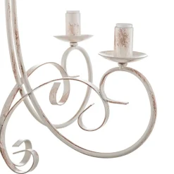 Lysekrone Pompei, uden skærme, hvid antik^ONLI Best