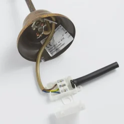 ONLI Lysekrone Teresa, bronze, krystal, Ø 70 cm, 8 lys