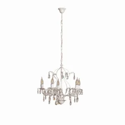 Lysekrone Teresa, elfenben 5 lyskilder^ONLI Discount