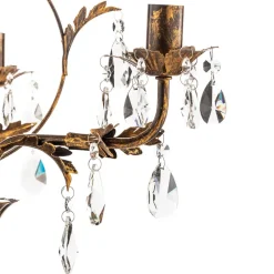 Lysekrone Teresa med krystaller, 3 lyskilder^ONLI Outlet